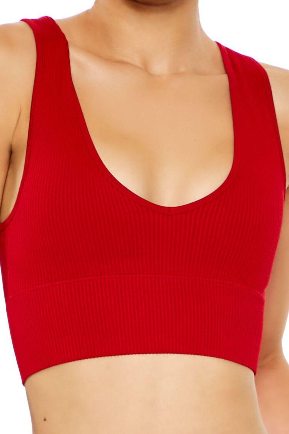 Active Seamless V-Neck Sports Bra | Forever 21 Product Image