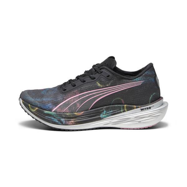 PUMA Deviate NITROâ¢ Elite 2 'Marathon Series' Women's Running Shoes in Black/Strawberry Burst/Yellow Blaze Product Image