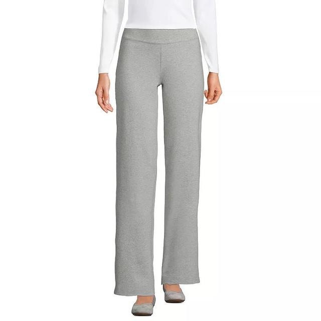 Petite Lands End Starfish Straight-Leg Pull-On Pants, Womens Gray Grey Product Image