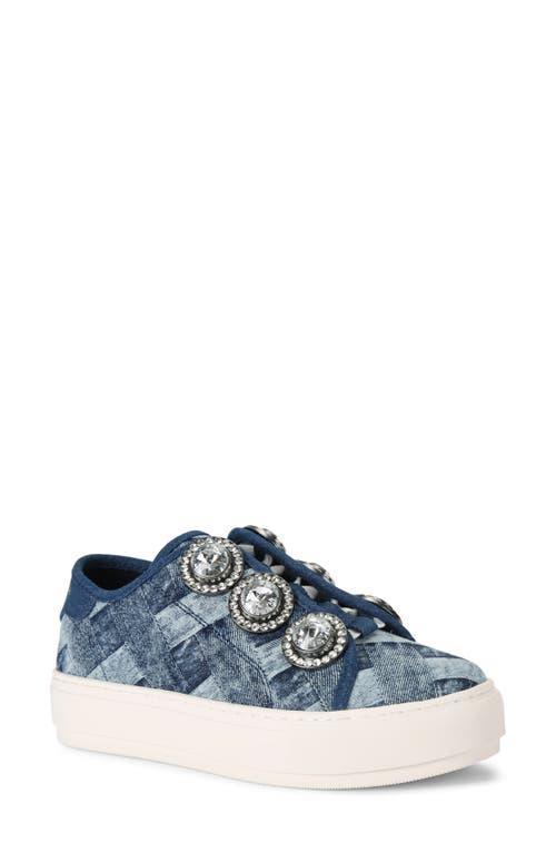 Kurt Geiger London Womens Laney Octavia Embellished Platform Sneakers Product Image
