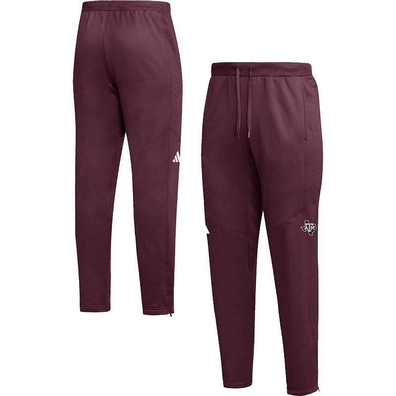 Mens adidas Maroon Texas A&M Aggies 2023 Travel AEROREADY Tapered Pants Product Image