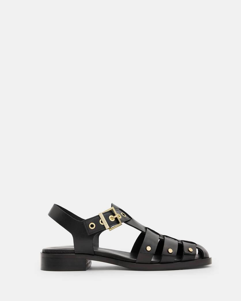 Nelly Studded Leather Sandals Product Image