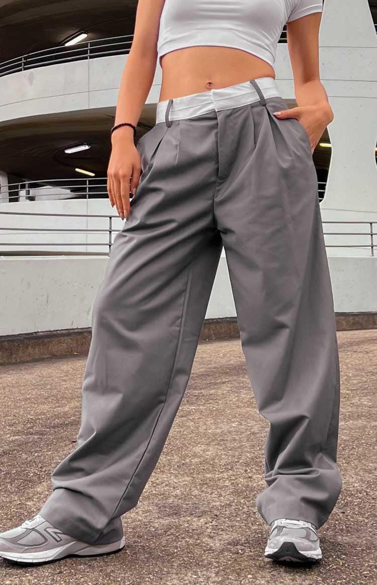 Zion Grey Waist Pant Product Image