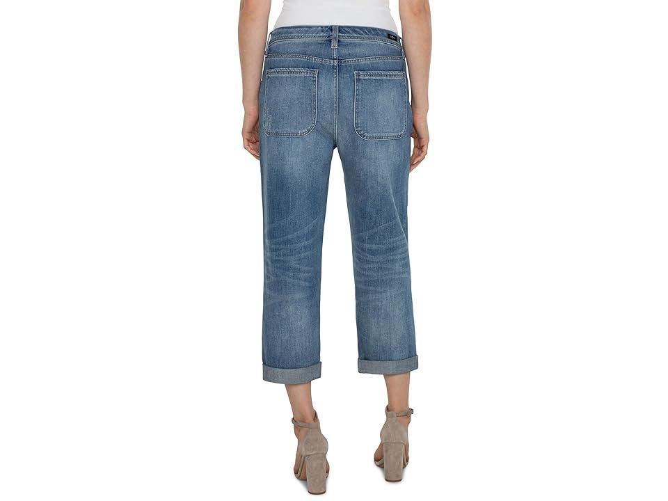 Liverpool Los Angeles Norma Jean Mid-Rise Relaxed Roller 24 1/2 (Isla Vista) Women's Jeans Product Image