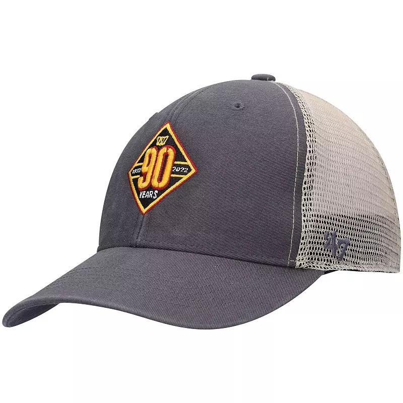 Mens 47 Charcoal/Natural Washington Commanders 90th Season MVP Trucker Snapback Hat Product Image