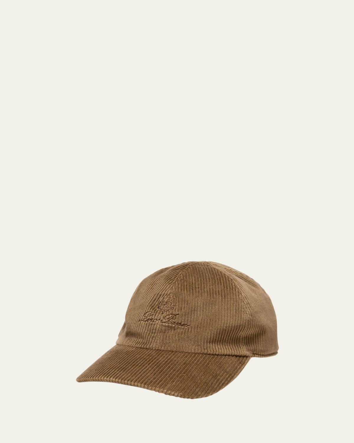 Mens Cotton-Cashmere Corduroy Baseball Cap Product Image