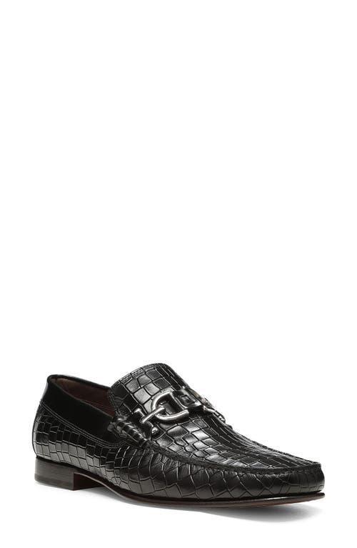 Donald Pliner Dacio Croc Embossed Bit Loafer Product Image