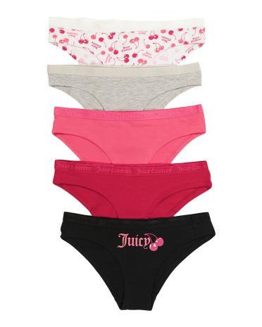 5pk Be Cotton Blend Logo Band Bikinis for Women Product Image