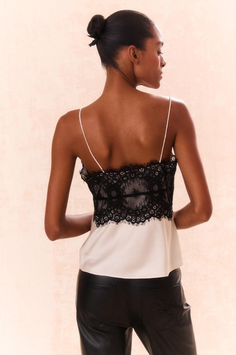 Talulah Lace-Trimmed Cami Top Product Image