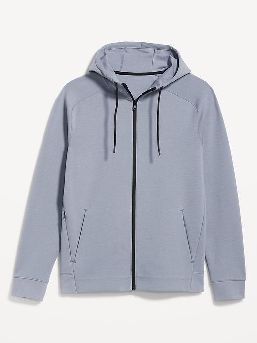 Dynamic Fleece Hidden-Pocket Zip-Front Hoodie Product Image