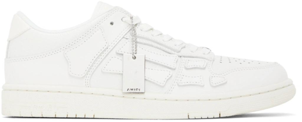 AMIRI Bone Runner Low-top Sneakers In White Product Image