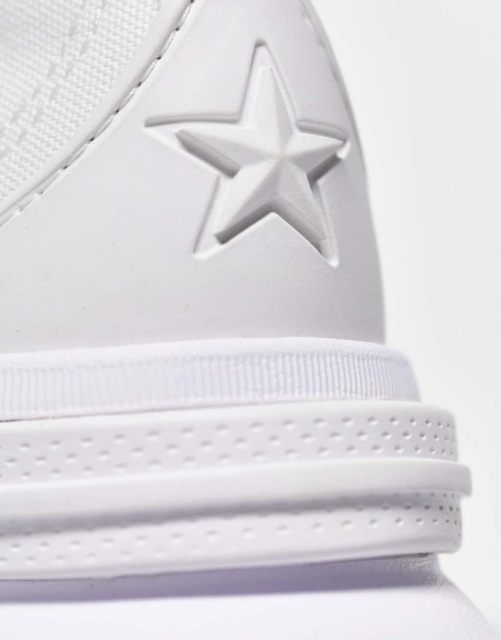 Converse Run Star Legacy Hi CX sneakers in white with ecru detail Product Image