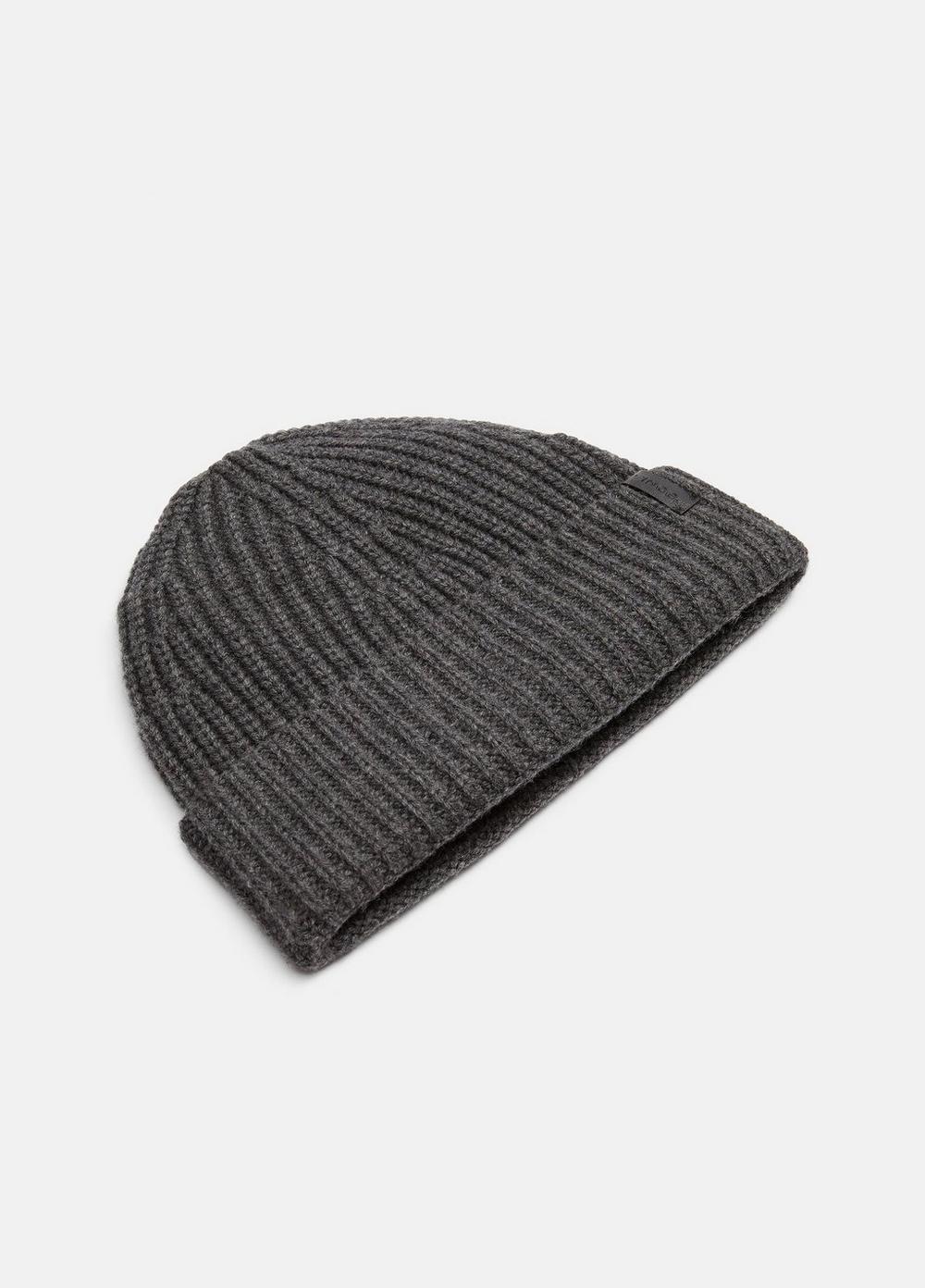 Cashmere Shaker-Stitch Beanie product image