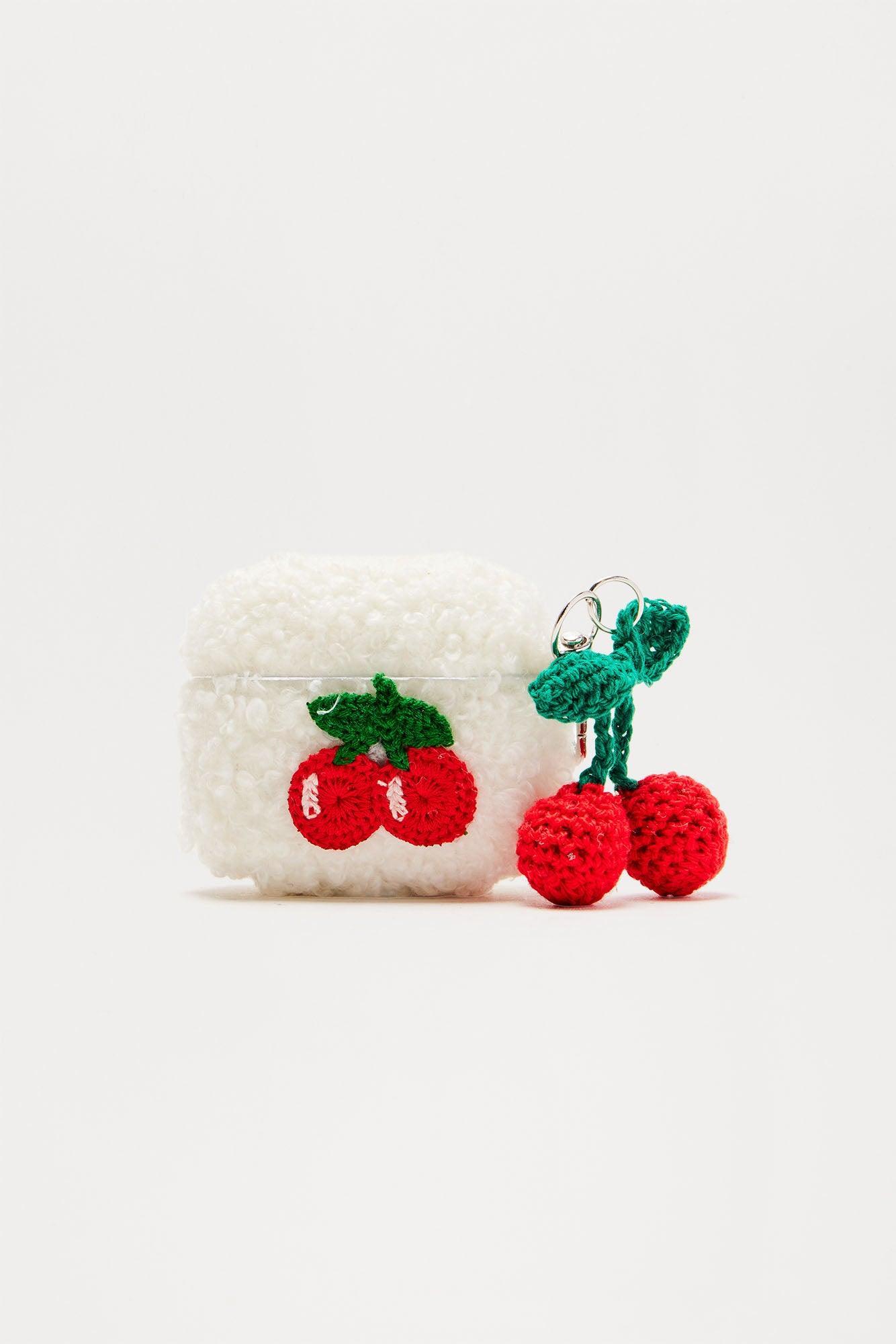 Cherry Babe Airpods 3rd Generation Case - White/combo Product Image