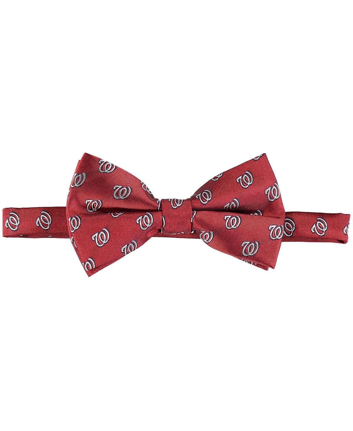 Mens Red Washington Nationals Repeat Bow Tie Product Image