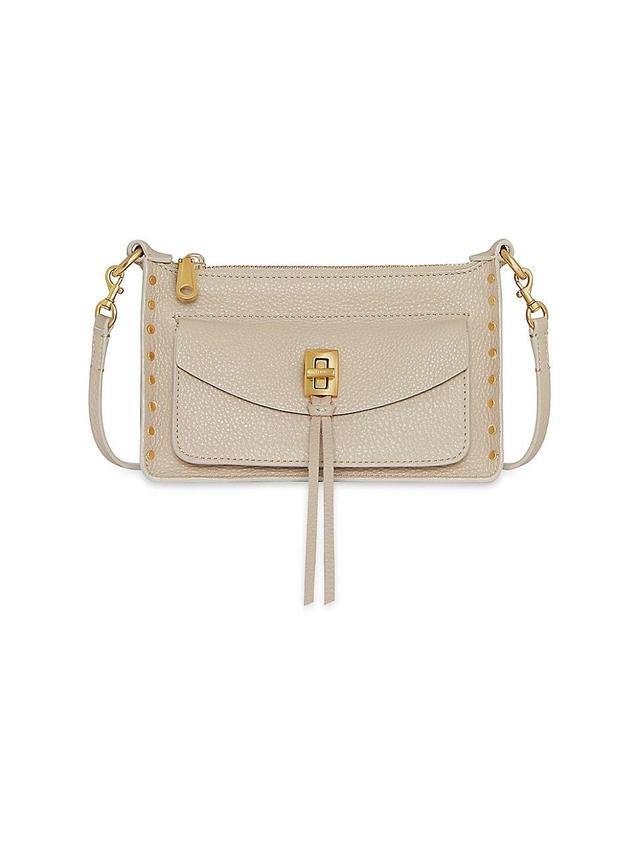 Womens Darren Mini Leather Crossbody Bag Product Image