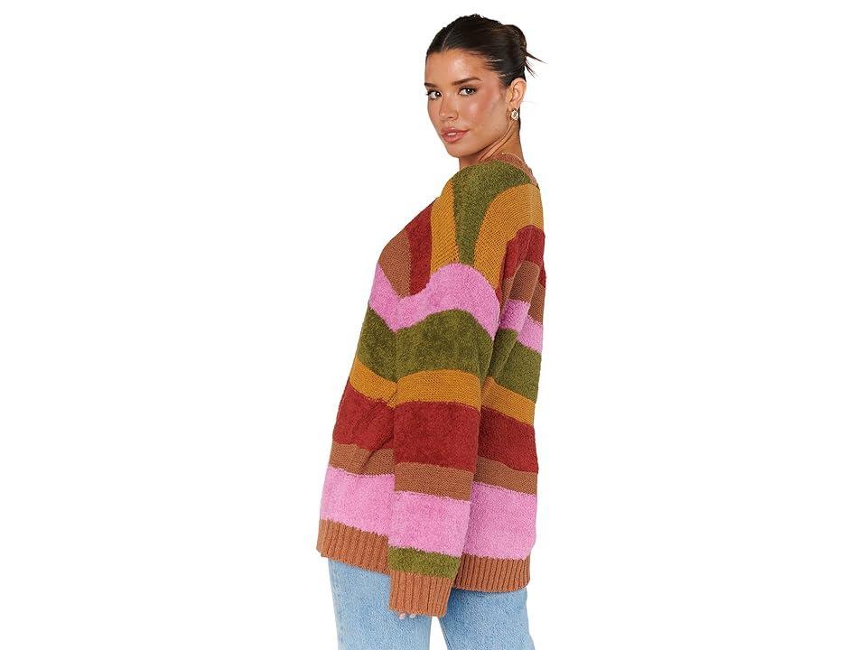 Show Me Your Mumu Chilly Sweater (Hutch Stripe Knit) Women's Sweater Product Image