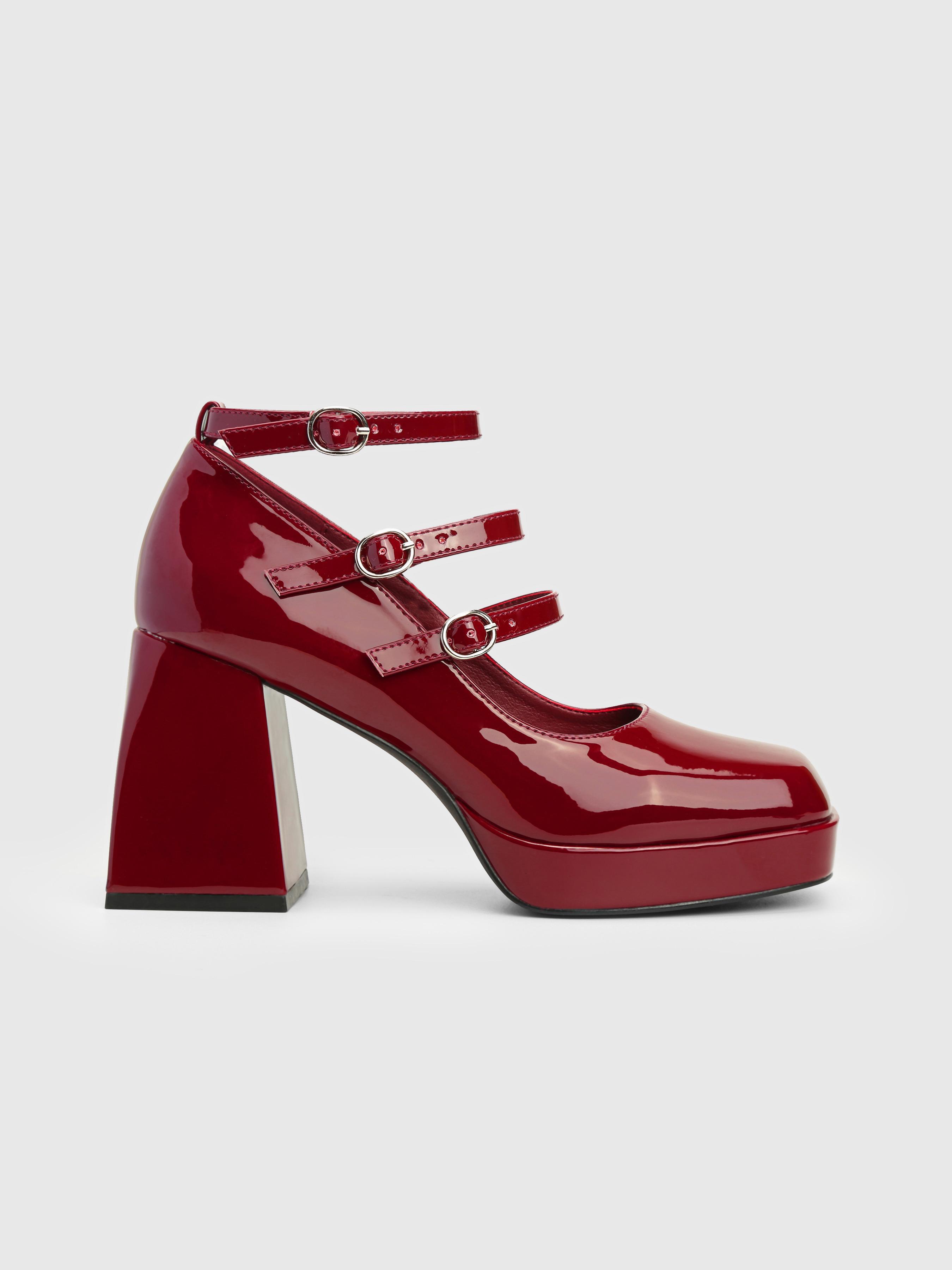 Chunky Heeled Mary Jane Shoes Product Image