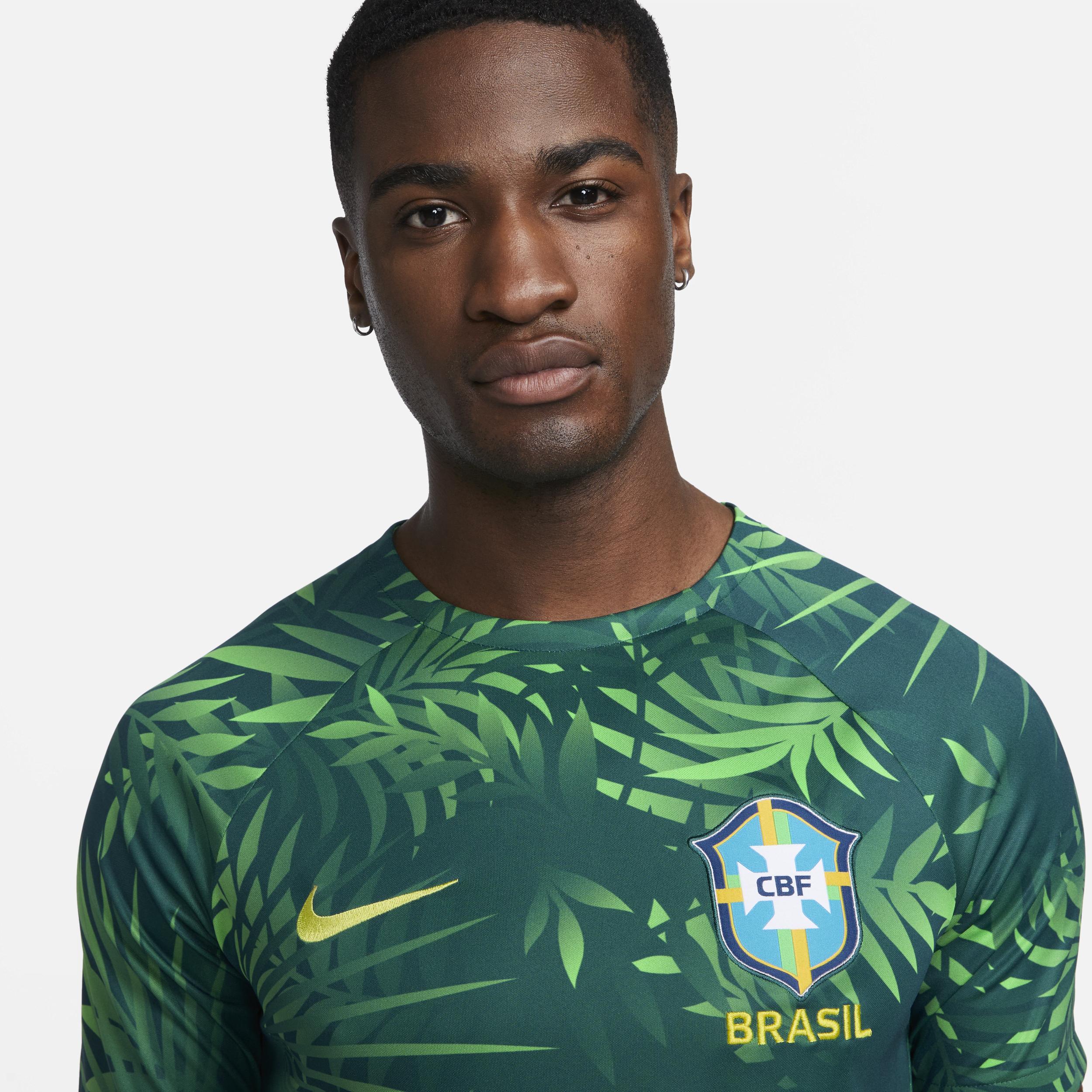 Brazil Academy Pro Nike Men's Dri-FIT Pre-Match Soccer Top Product Image