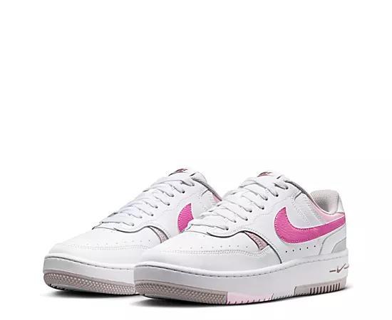 Nike Womens Nike Gamma Force - Womens Basketball Shoes White/Purple/Pink Product Image