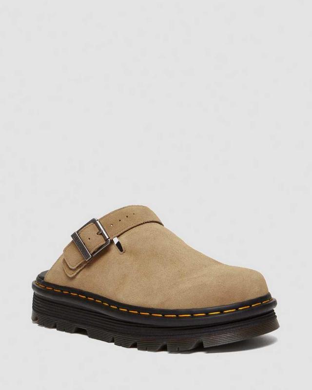 Dr. Martens Womens Carlson II Suede Slingback Mule Sandals Product Image