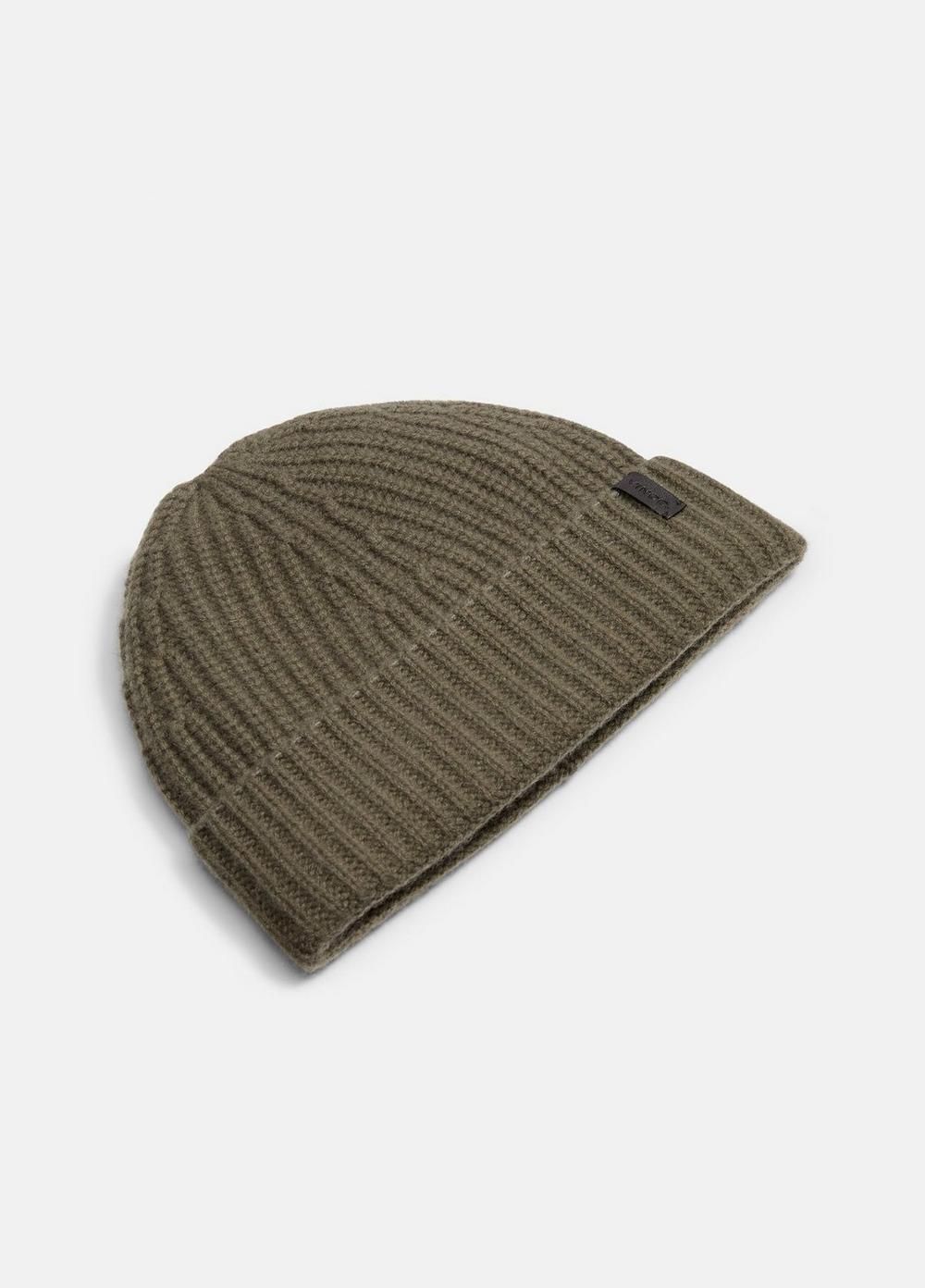 Cashmere Shaker-Stitch Beanie Product Image