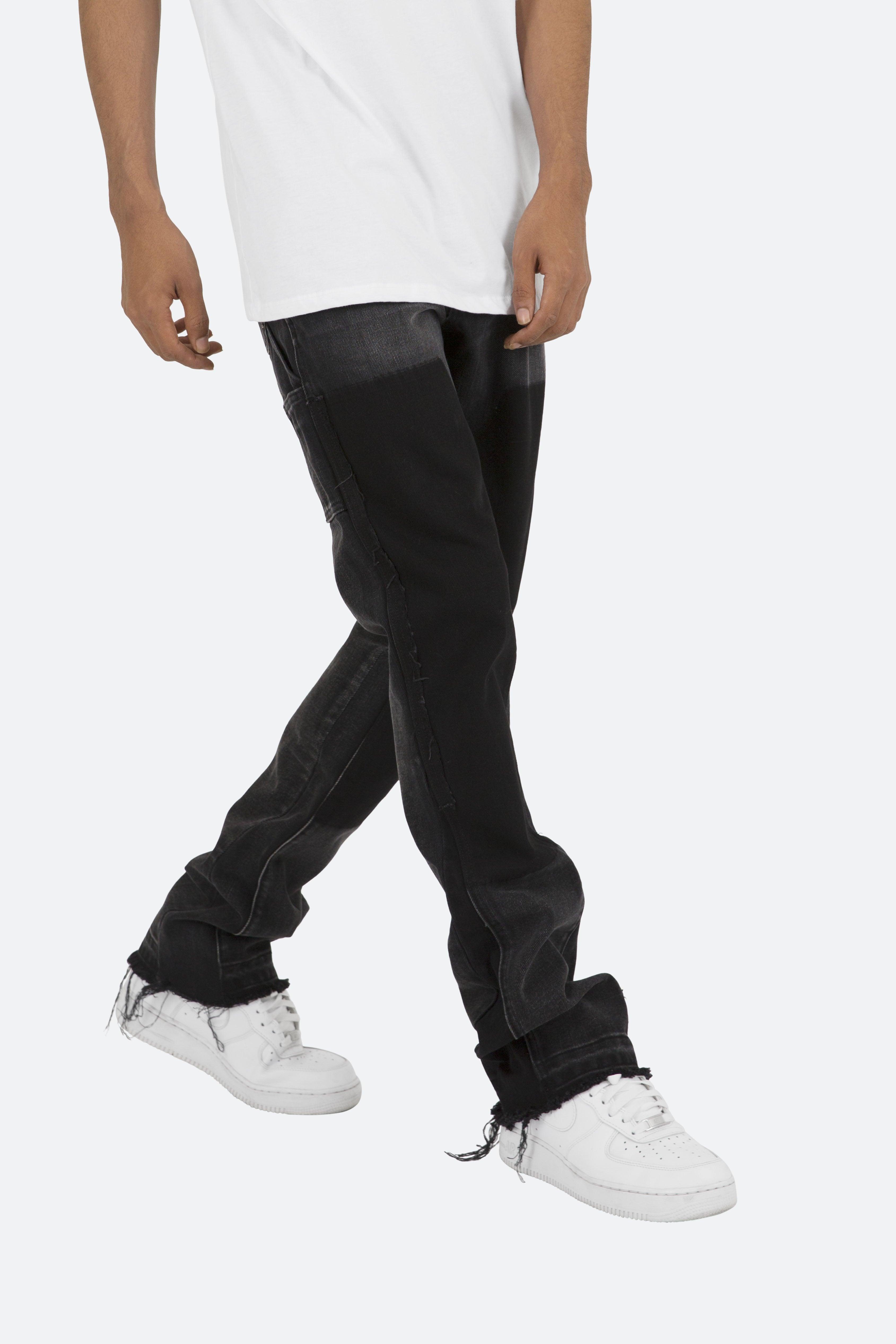 B118 Work Flare Denim - Black Product Image