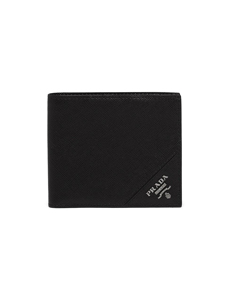 Mens Saffiano Leather Wallet Product Image