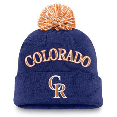 Colorado Rockies Peak Men's Nike MLB Cuffed Pom Beanie Product Image