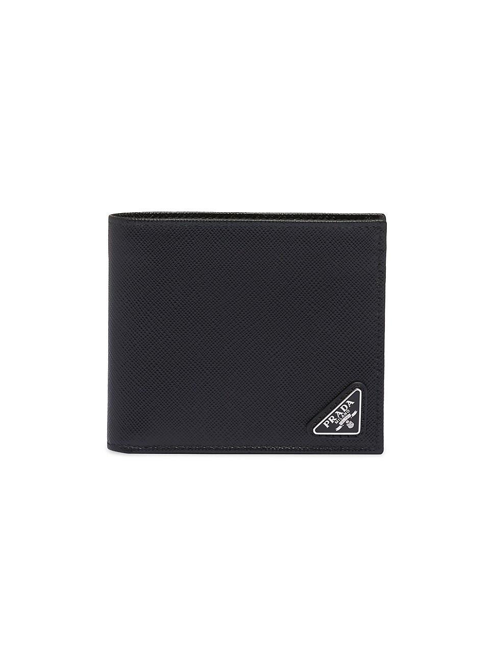 Mens Saffiano Leather Wallet Product Image