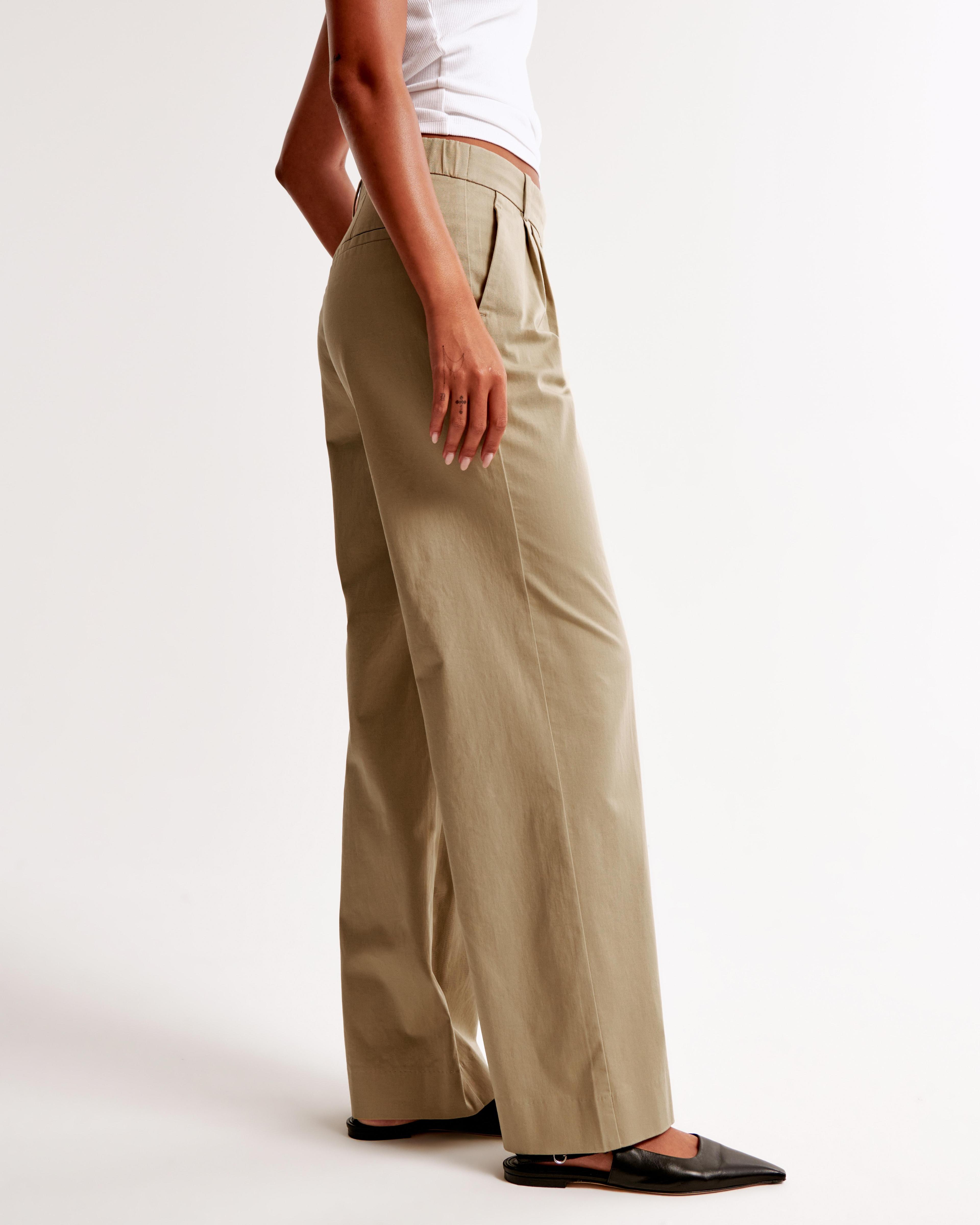 A&F Sloane Low Rise Tailored Twill Pant Product Image