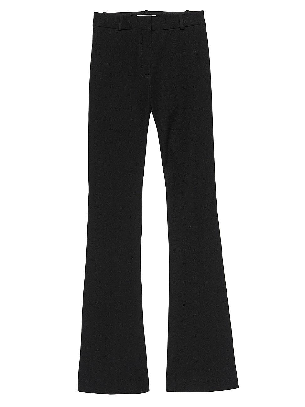 FRAME Le High Flare Stretch Cotton Trouser Pants Product Image