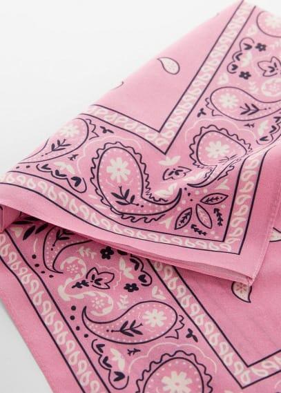 MANGO - Paisley print scarf - One size - Women Product Image