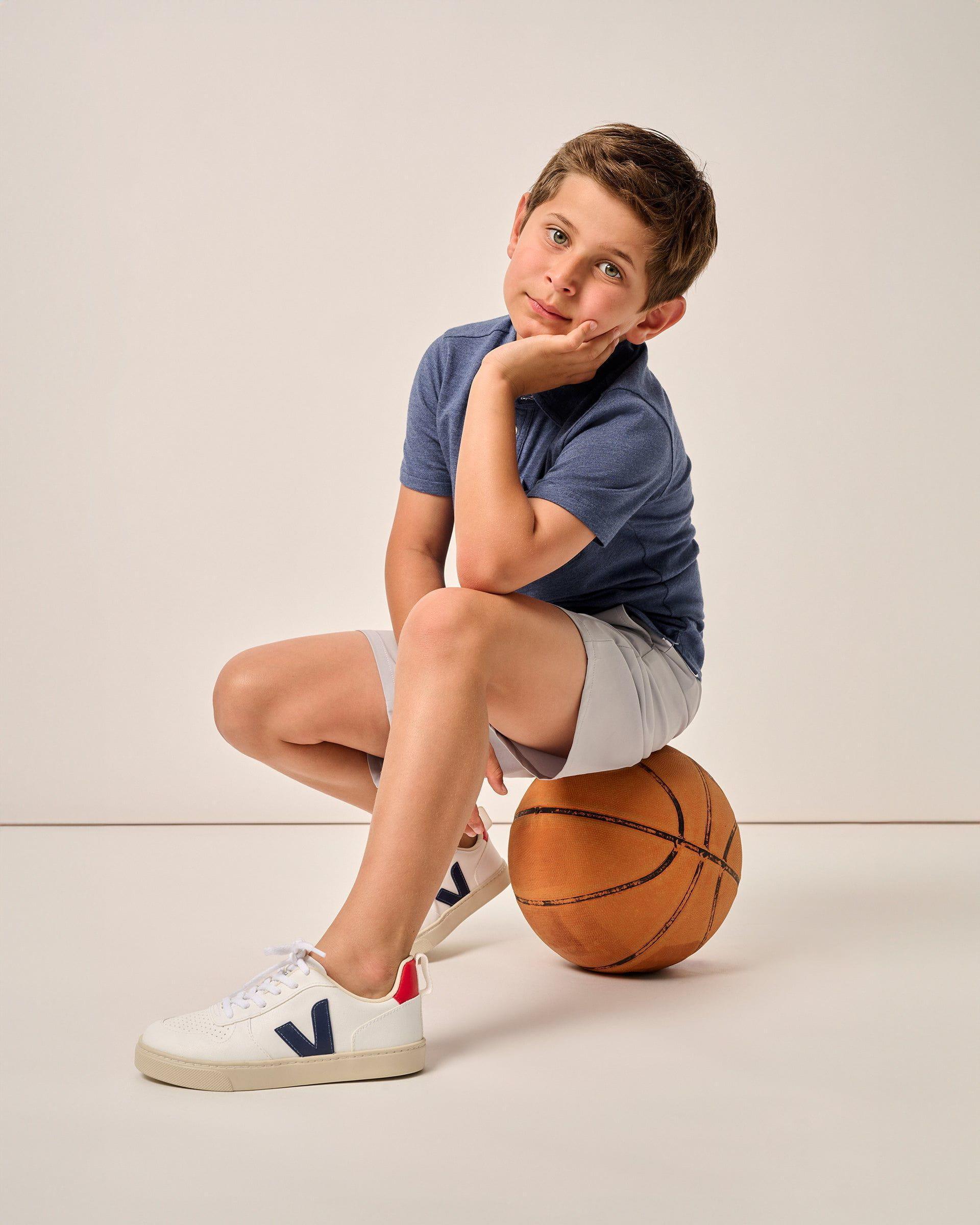 Original 4-Button Jr. Polo - Heathered 2.0 Boys Product Image