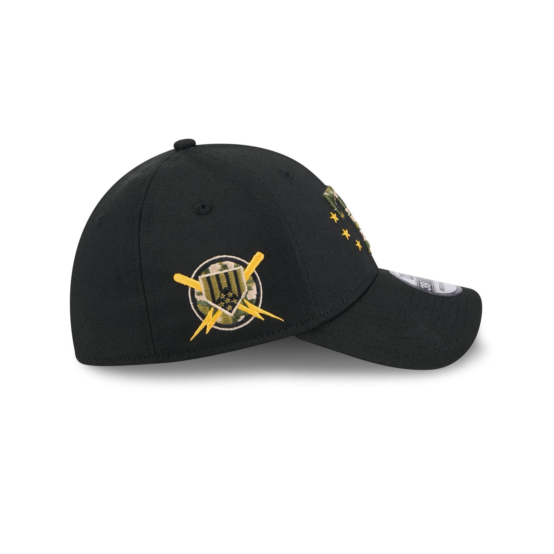 Texas Rangers Armed Forces Day 2024 39THIRTY Stretch Fit Hat Male Product Image