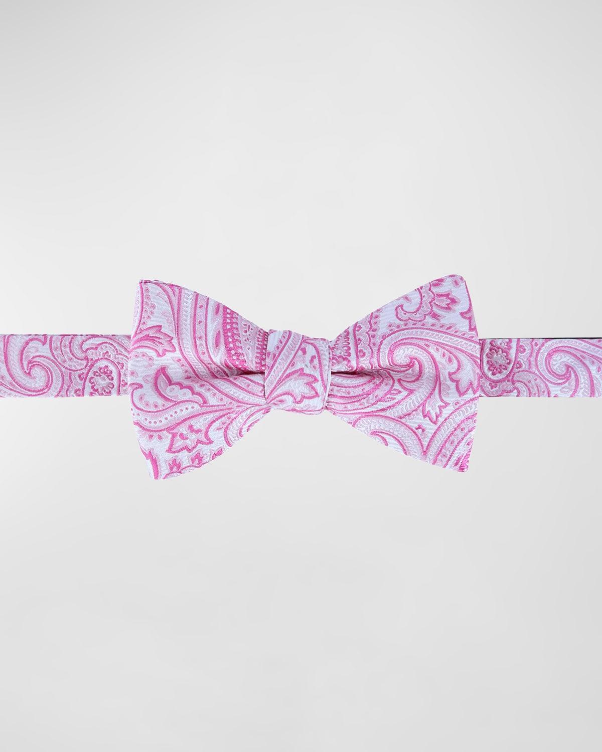 Trafalgar Mens Sobee Paisley Silk Bow Tie Product Image