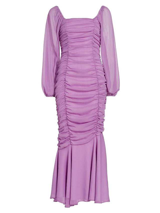 Womens Rare Orchid Ruched Dress Product Image