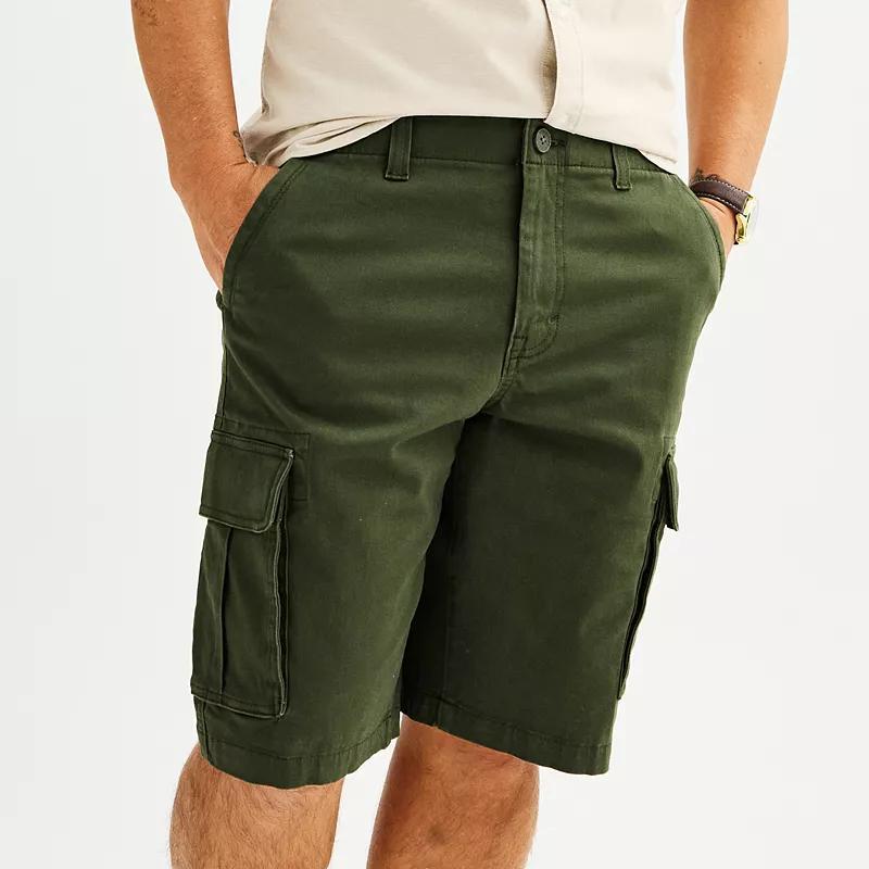 Mens Sonoma Goods For Life 12 Flexwear Everyday Cargo Shorts Black Copy Product Image