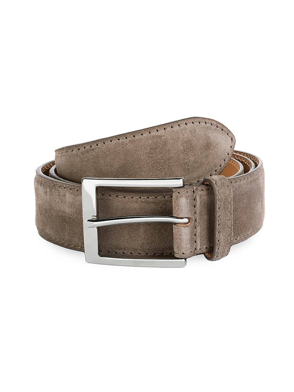 Mens Suede Buckle Belt Product Image