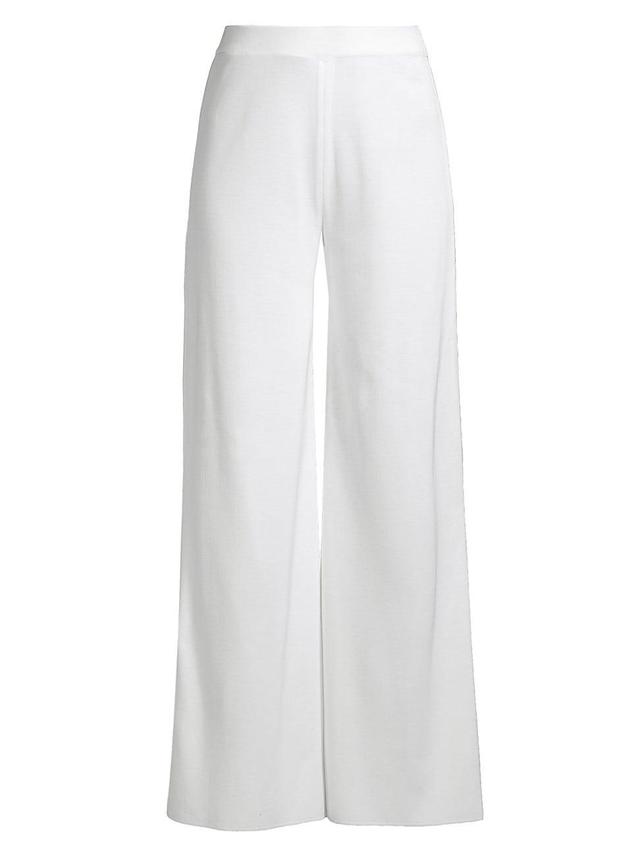 Womens Knit Palazzo Pants Product Image