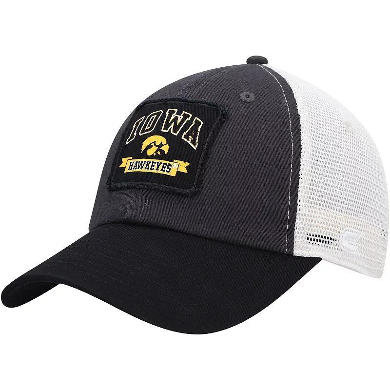 Mens Colosseum Charcoal Iowa Hawkeyes Objection Snapback Hat Product Image