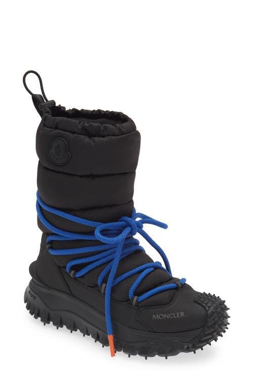 Moncler Trailgrip Apres High Snow Boots in Black - Black. Size 45 (also in 41, 42). Product Image