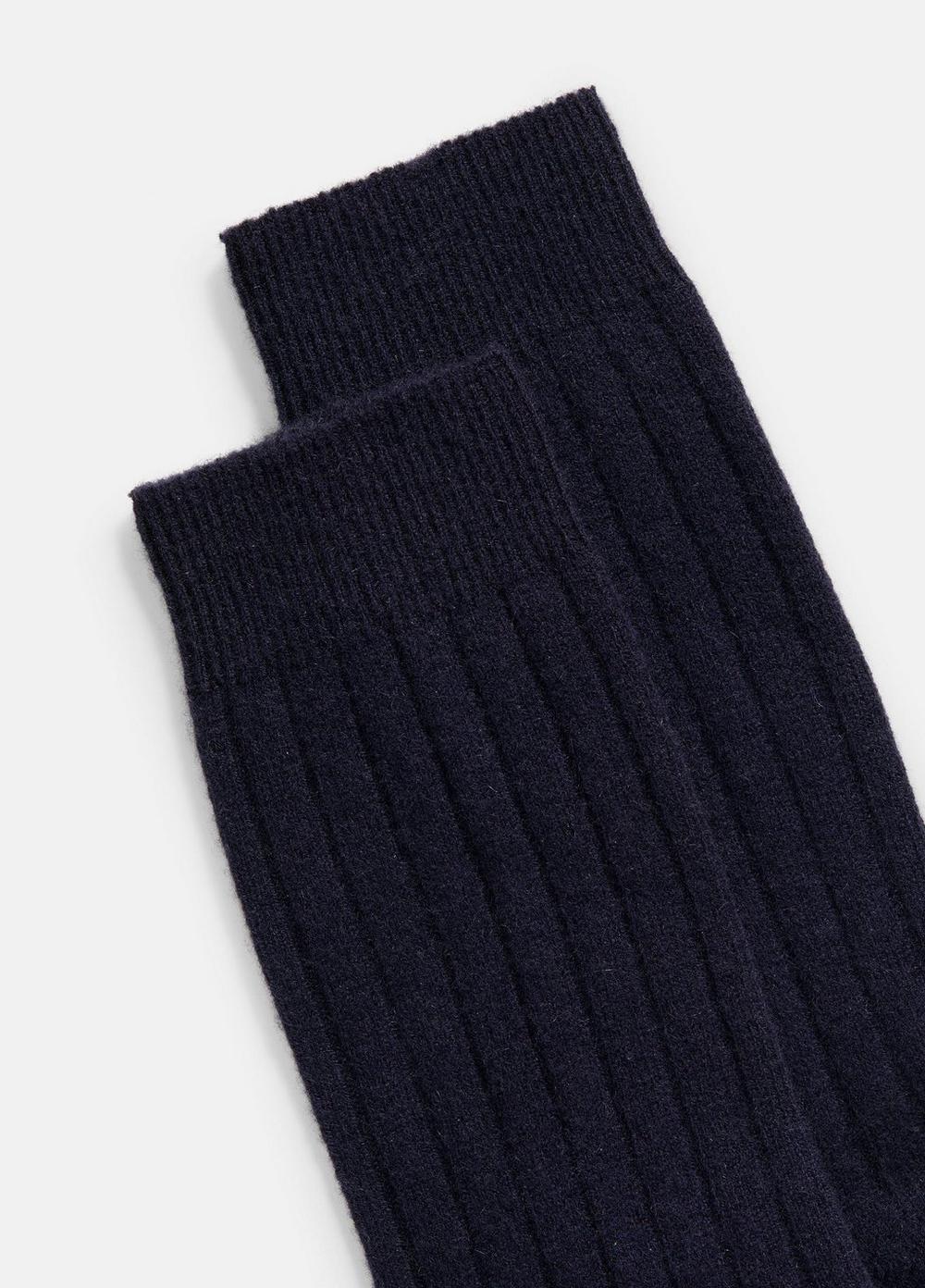 Women's Cashmere Rib Sock Product Image