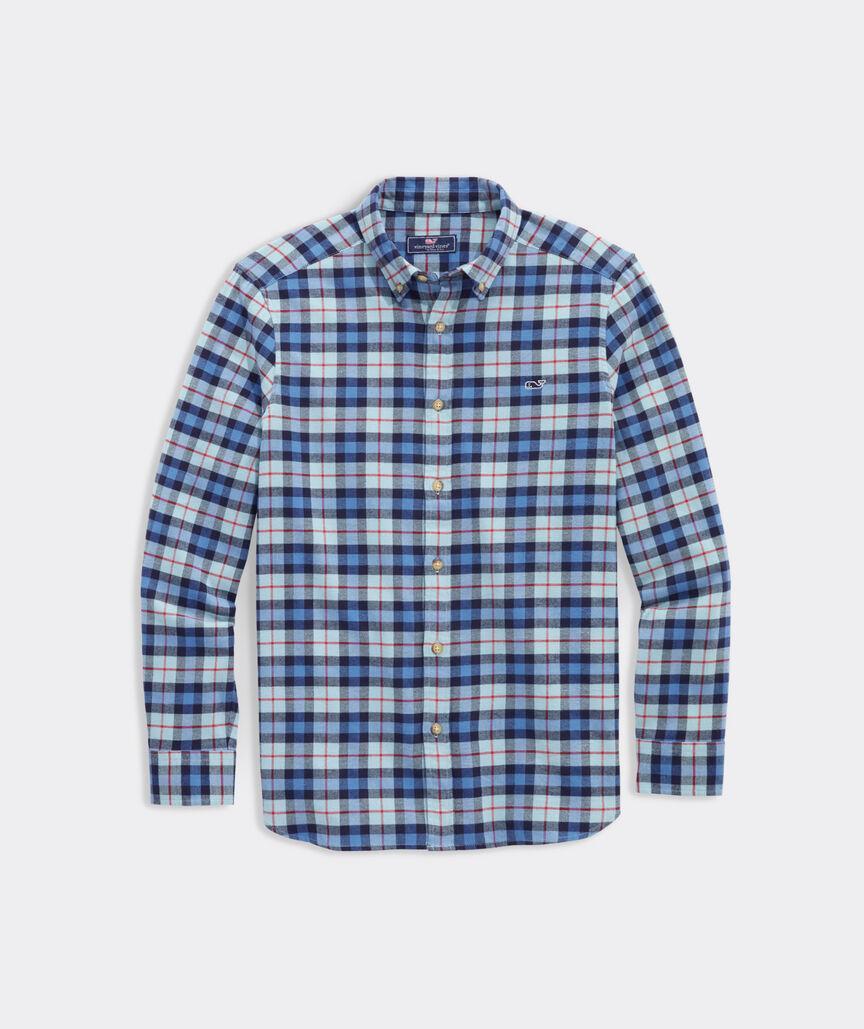 Stretch Flannel Plaid Shirt Product Image