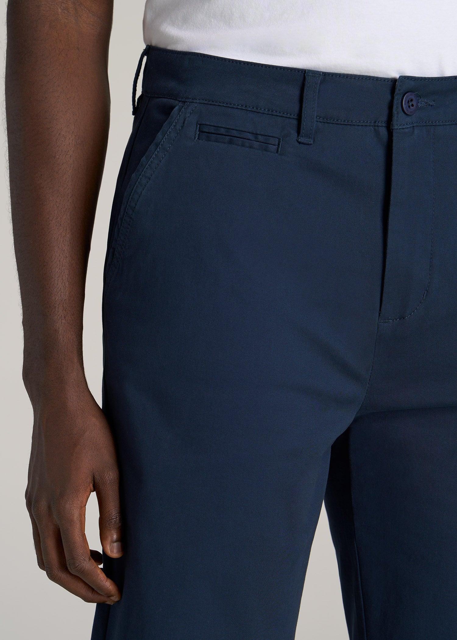 Chino Shorts for Tall Men in Marine Navy Product Image