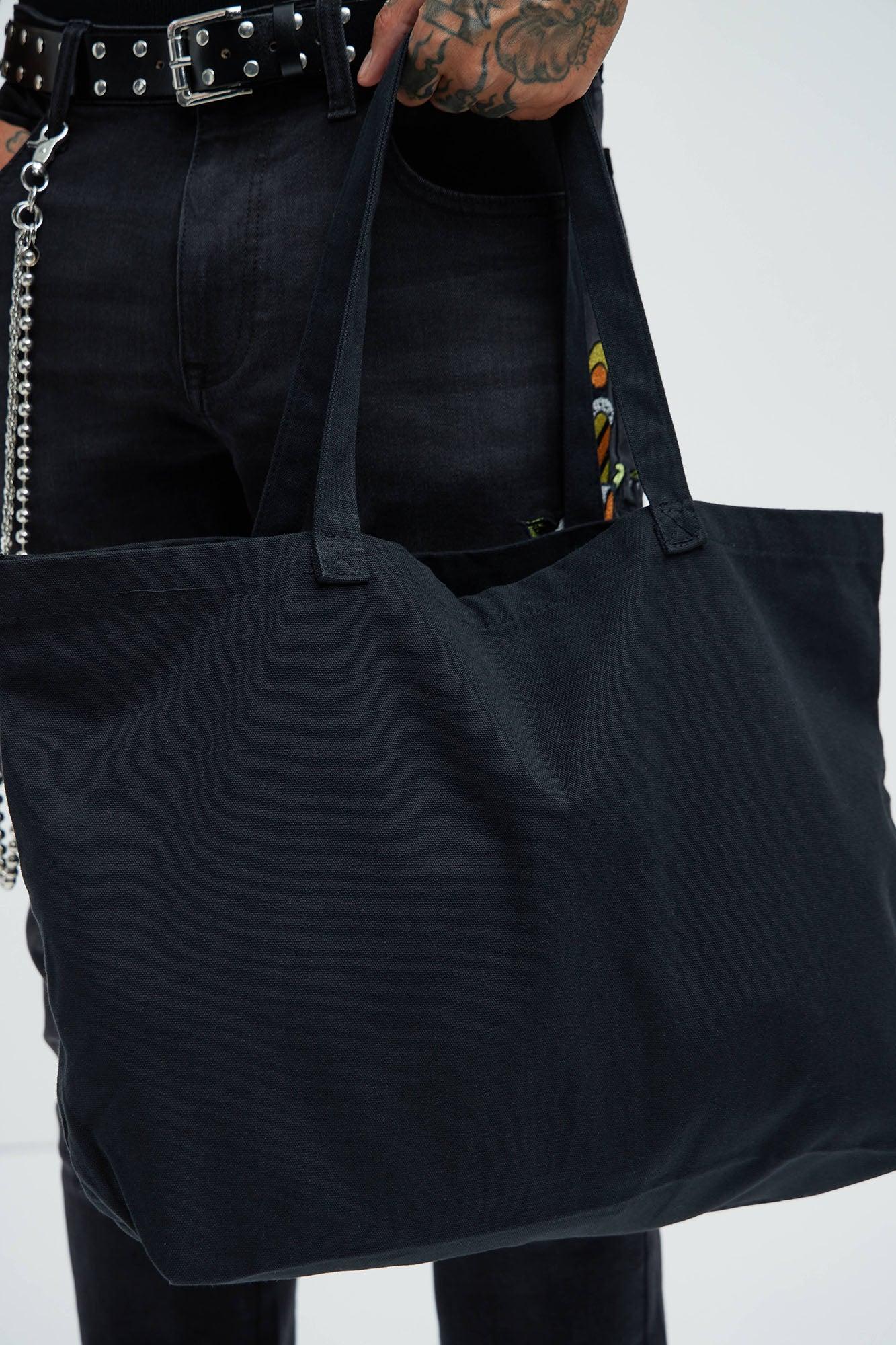 Time To Pack Tote Bag - Black Product Image