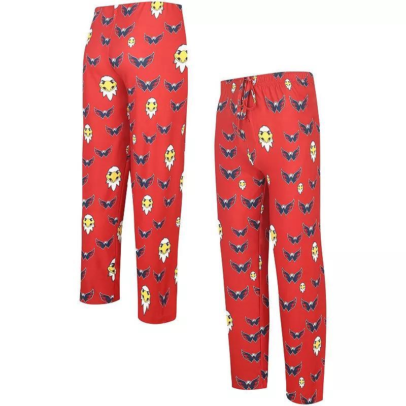 Mens Concepts Sport Washington Capitals Gauge Allover Print Knit Sleep Pants Product Image