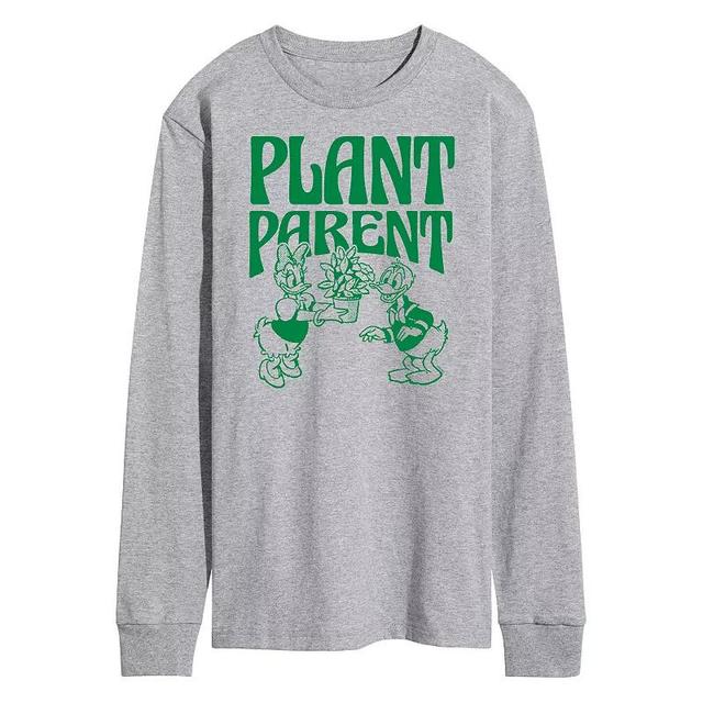 Disneys Mickey Mouse & Friends Daisy and Donald Duck Mens Plant Parent Long Sleeve Graphic Tee Product Image