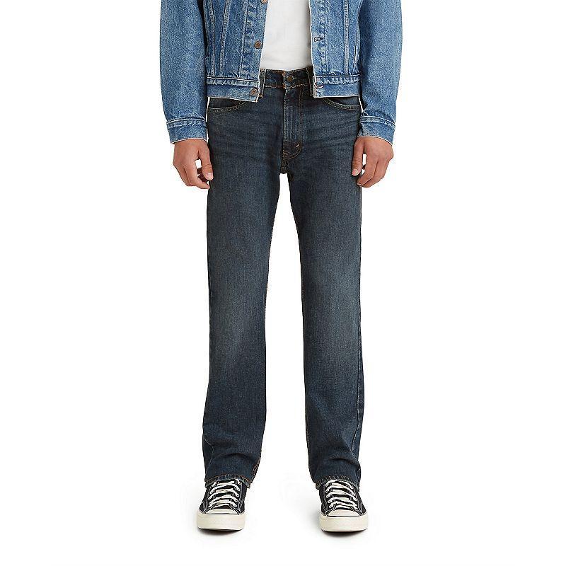 Mens Levis 505 Regular Fit Stretch Jeans Product Image