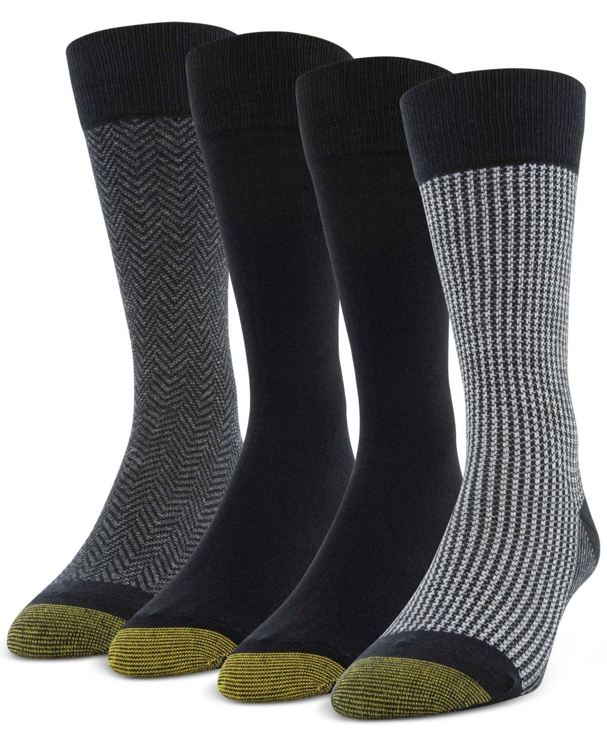 Gold Toe Mens 4-Pack Casual Classic Crew Socks Product Image